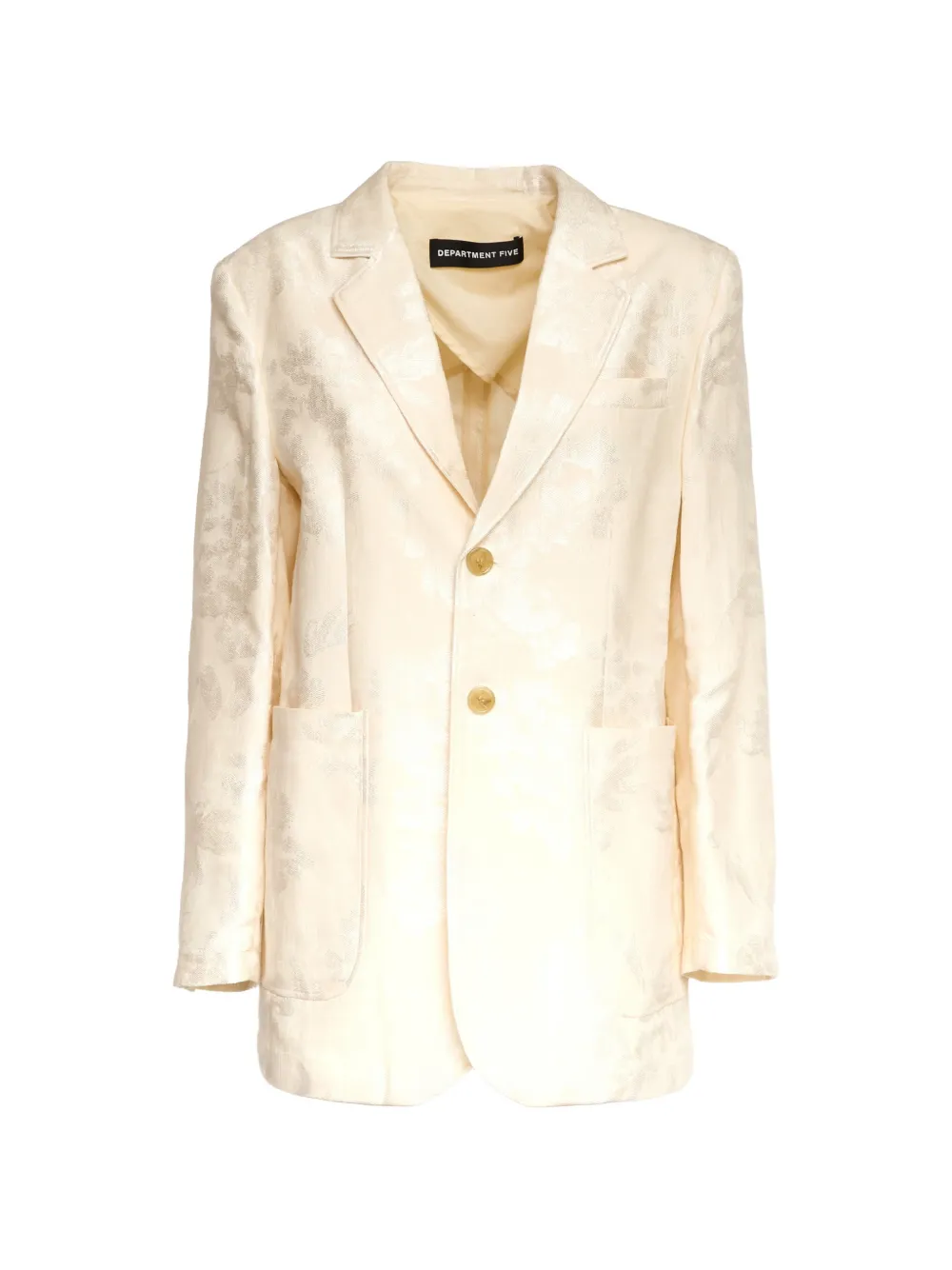 Department 5 floral embroidered blazer - Neutrals