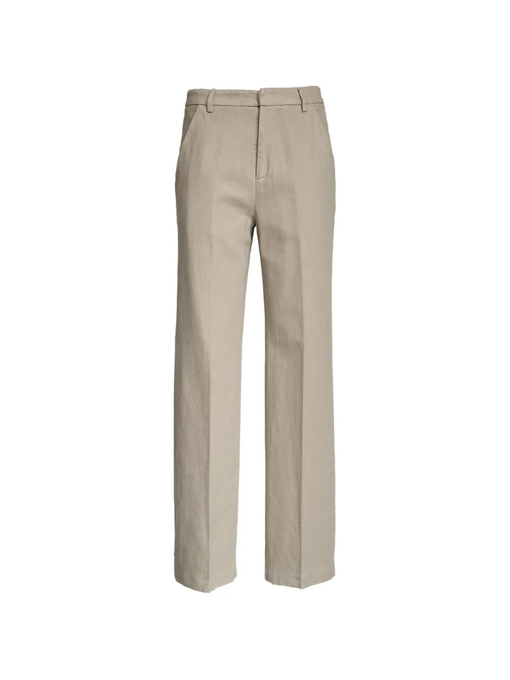 DONDUP wide-leg belt-loop trousers - Toni neutri