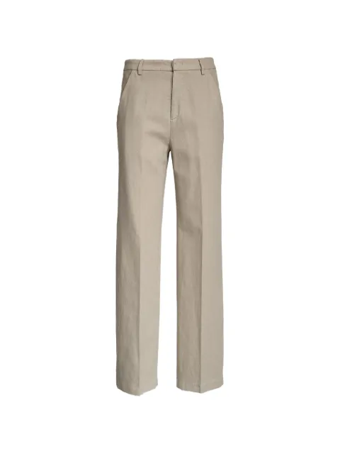 DONDUP wide-leg belt-loop trousers