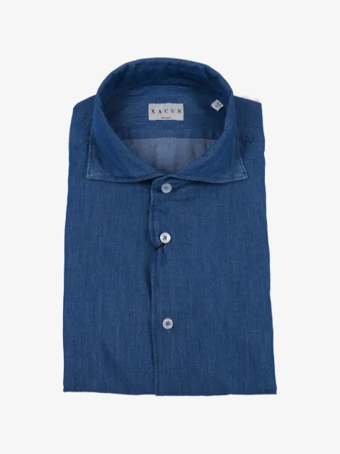 Xacus button-fastening shirt