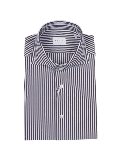 Xacus Active striped button-down shirt