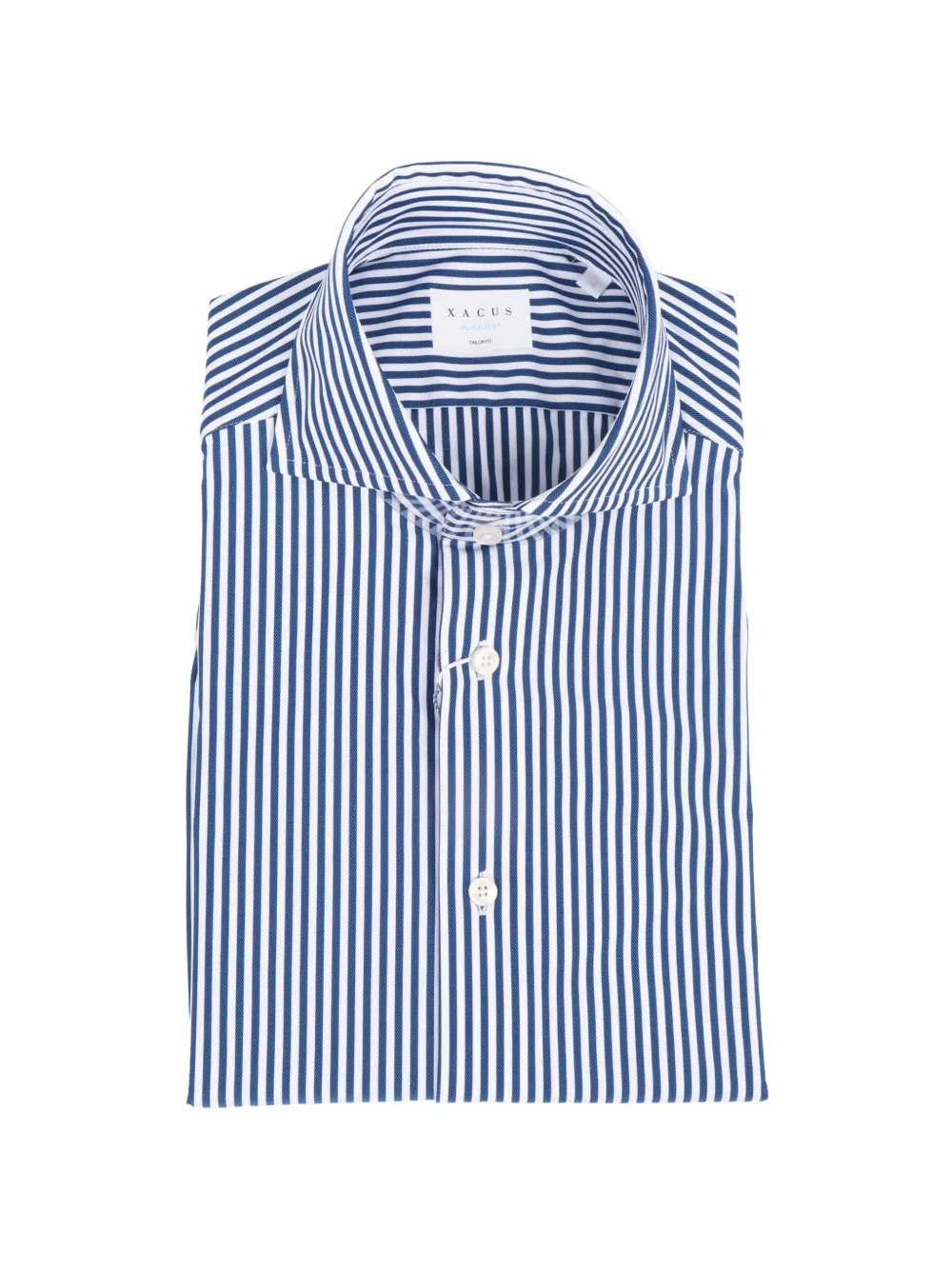 Xacus Active Shirt striped shirt - Blu