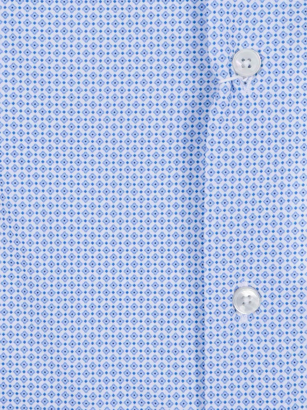 Xacus Overhemd met geometrische print Wit