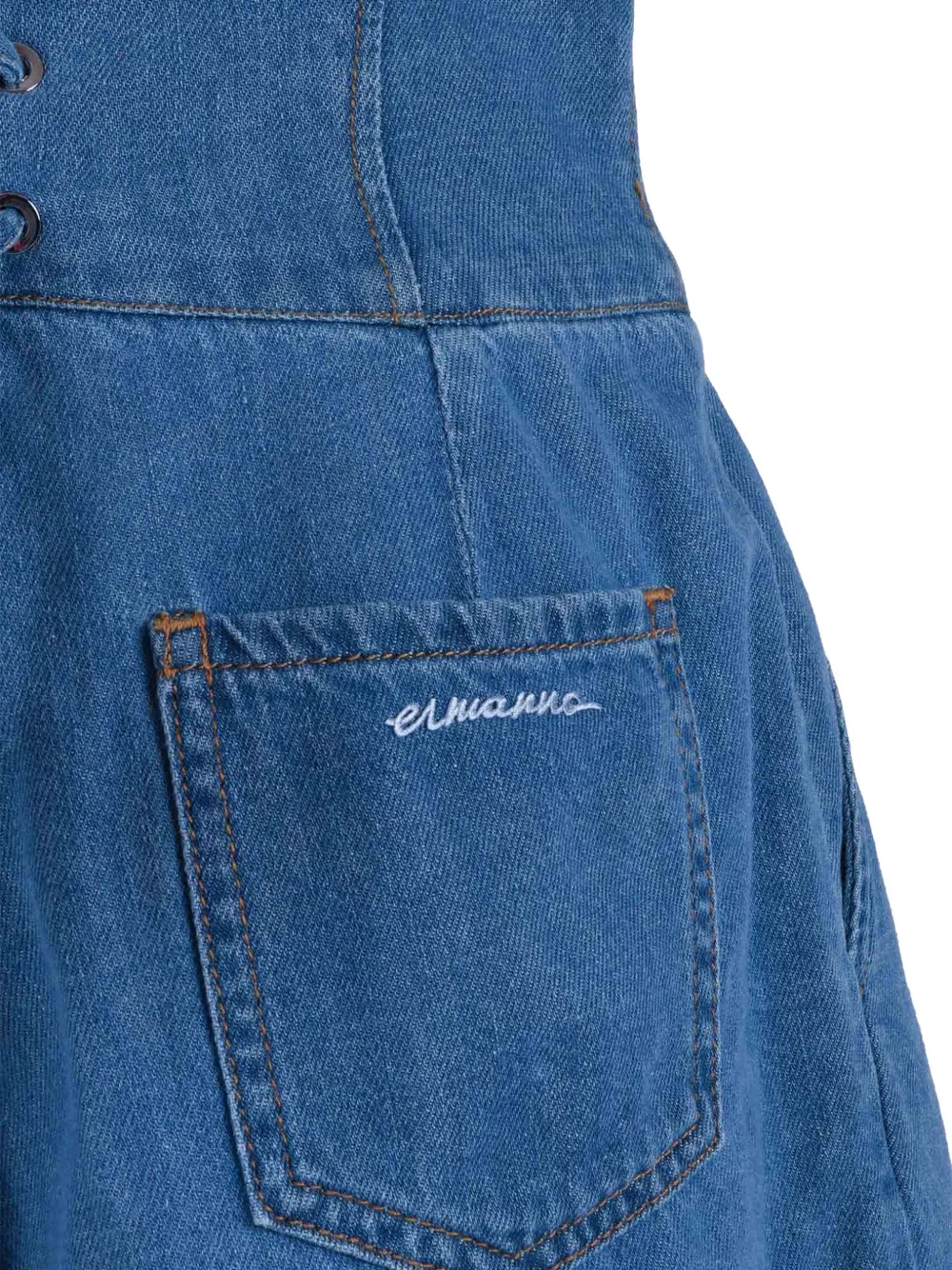  Ermanno Scervino Bermudas Con Bolsillo De Parche - Azul 