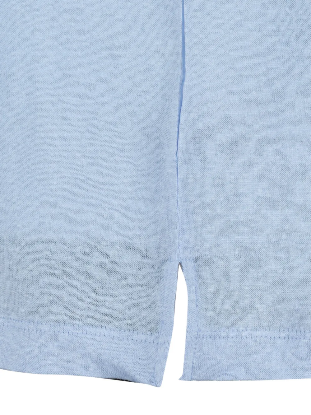 Officine Generale Johnny poloshirt van badstof Blauw