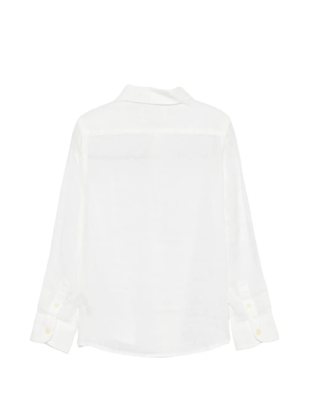 MC2 Saint Barth Kids Agnes shirt met geborduurd logo Wit