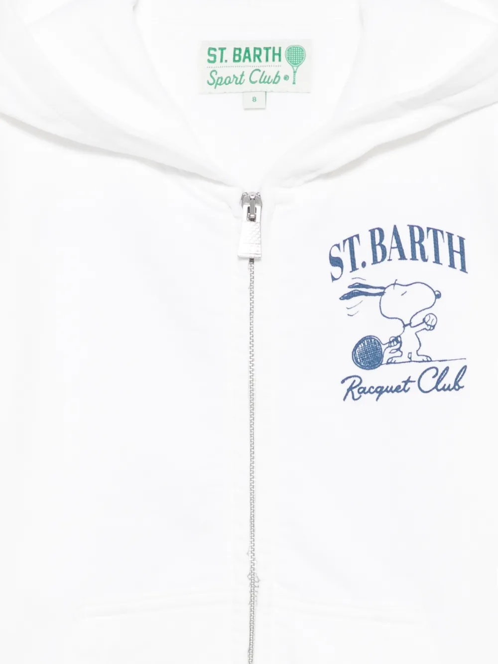MC2 Saint Barth Kids x Peanuts Coney hoodie met lange mouwen Wit