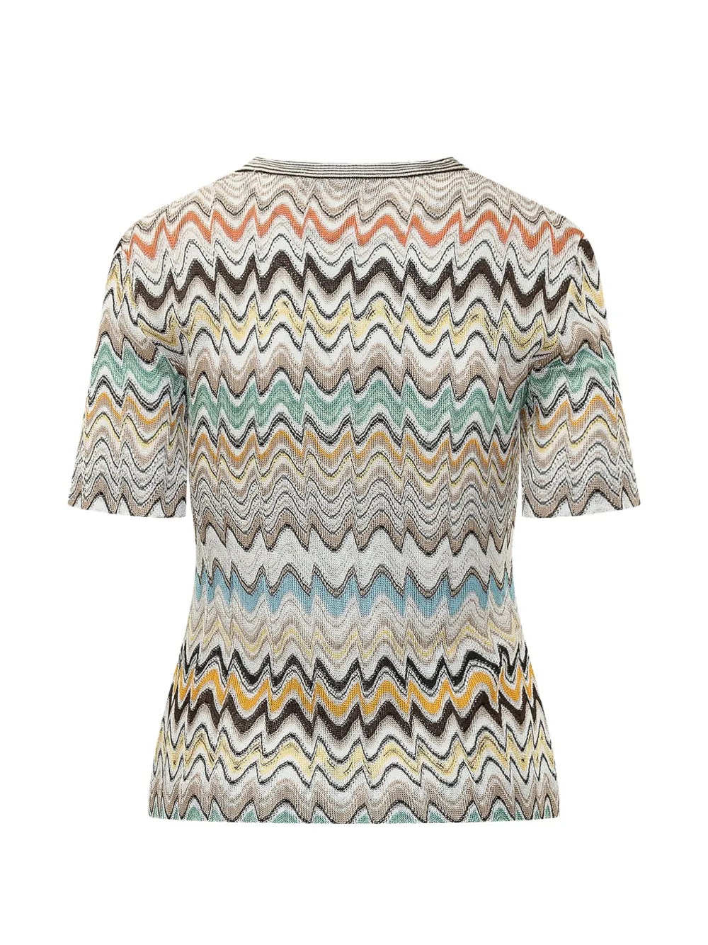 Missoni Zigzag V-neck Knitted Top | Neutrals | FARFETCH