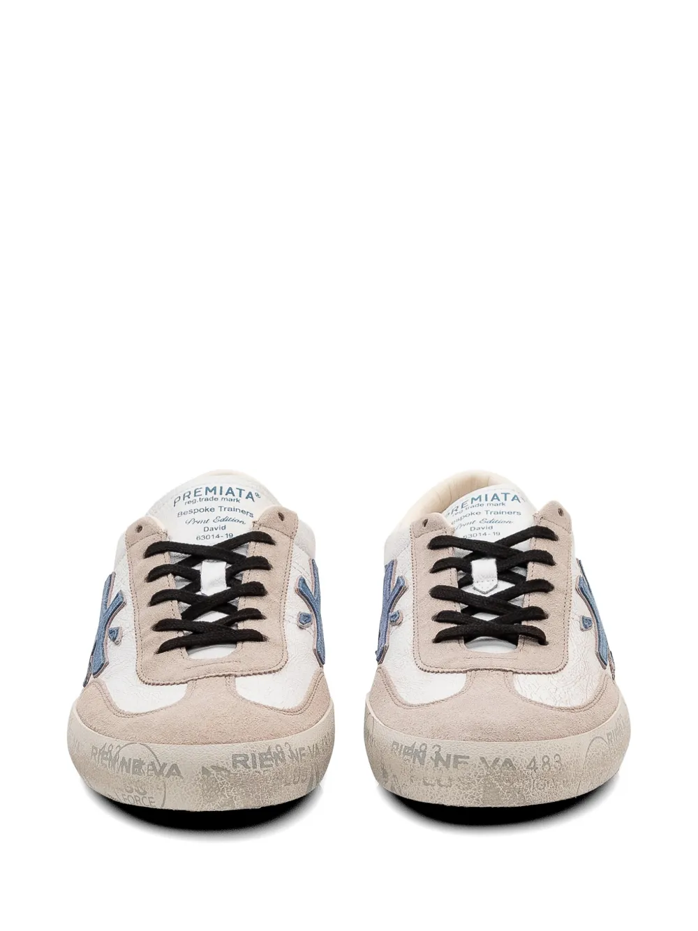 Premiata David 8089 logo sneakers Beige