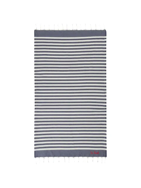 MC2 Saint Barth striped tassel beach towel