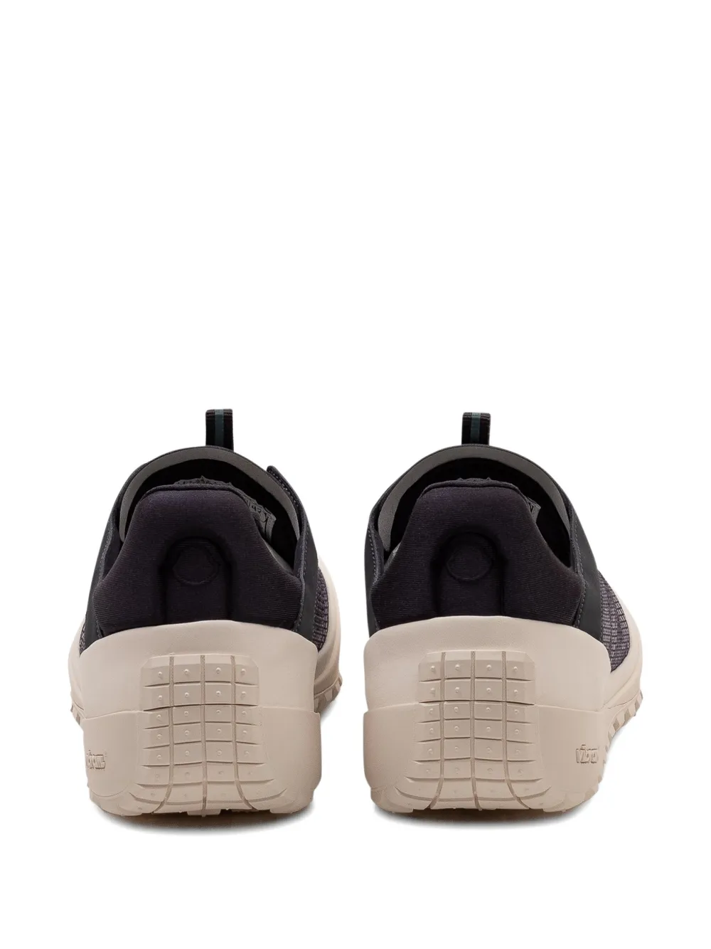 Moncler low-top lace-up sneakers Zwart