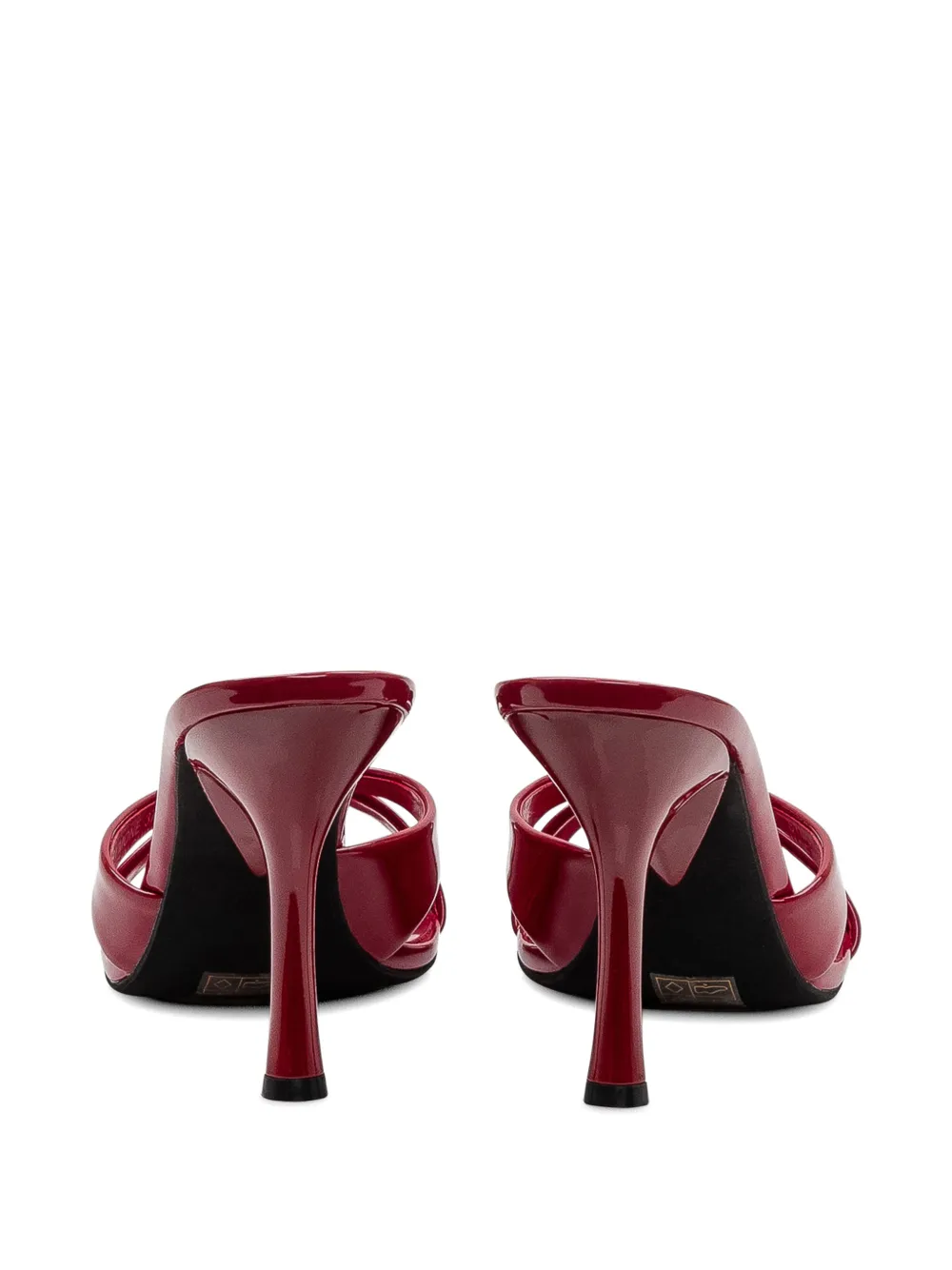 Jeffrey Campbell symone patent sandals Rood