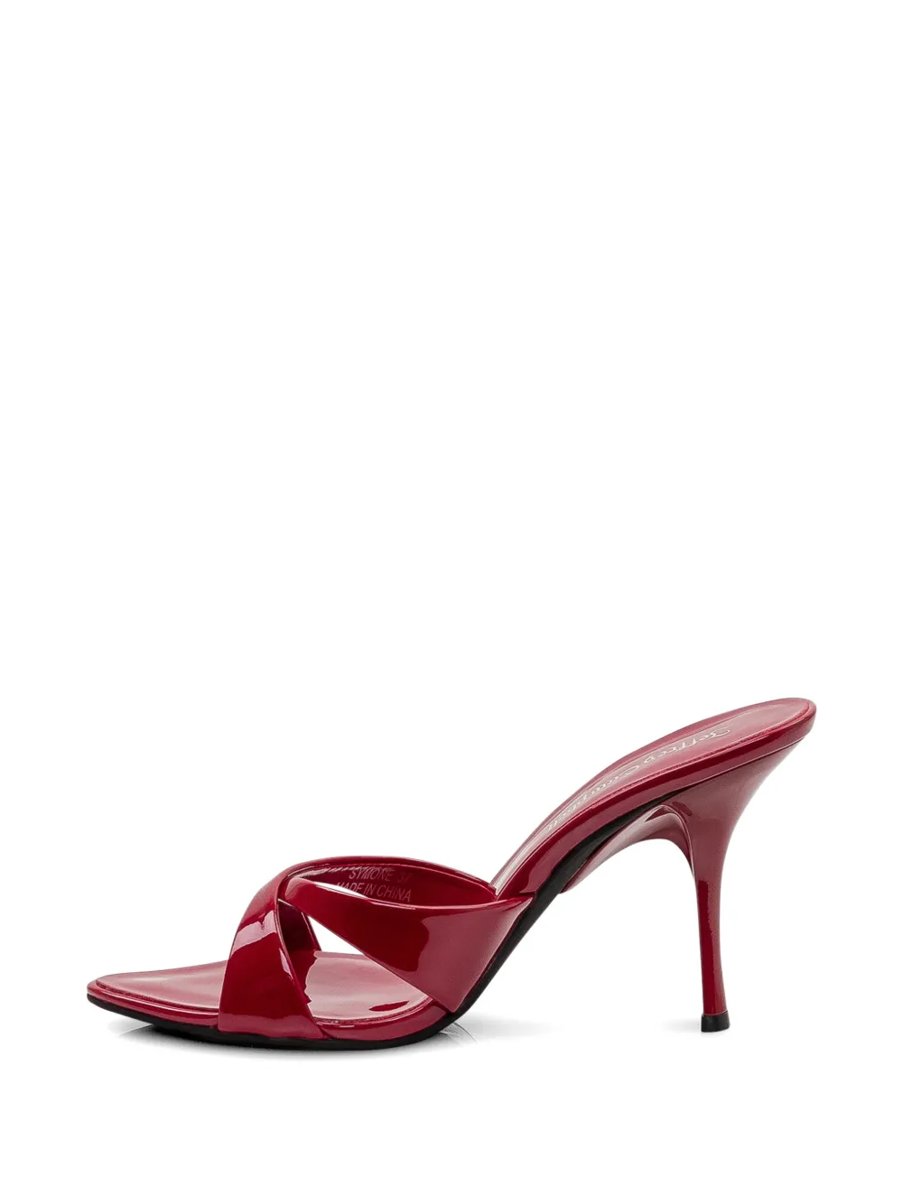 Jeffrey Campbell symone patent sandals Rood