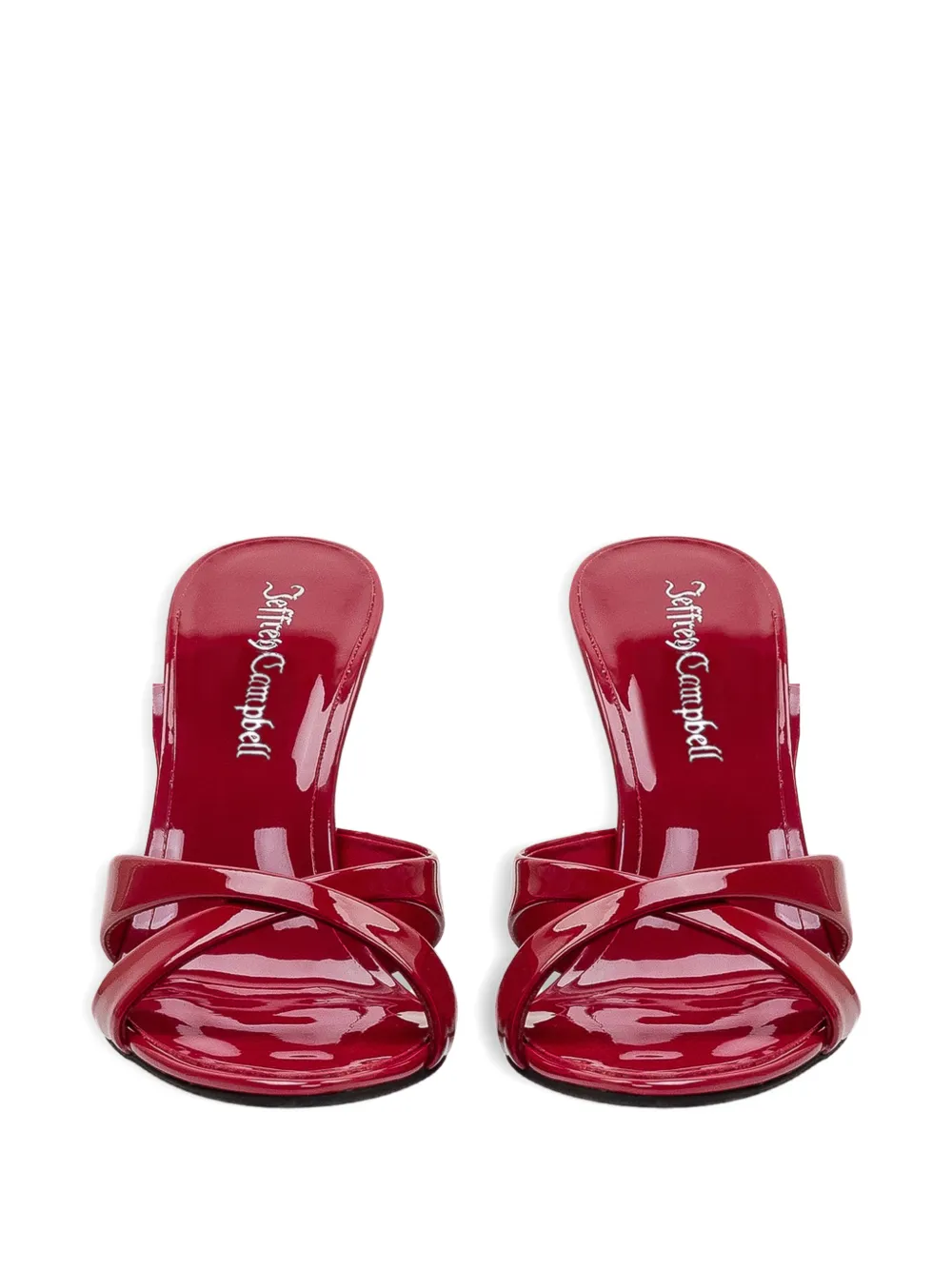 Jeffrey Campbell symone patent sandals Rood