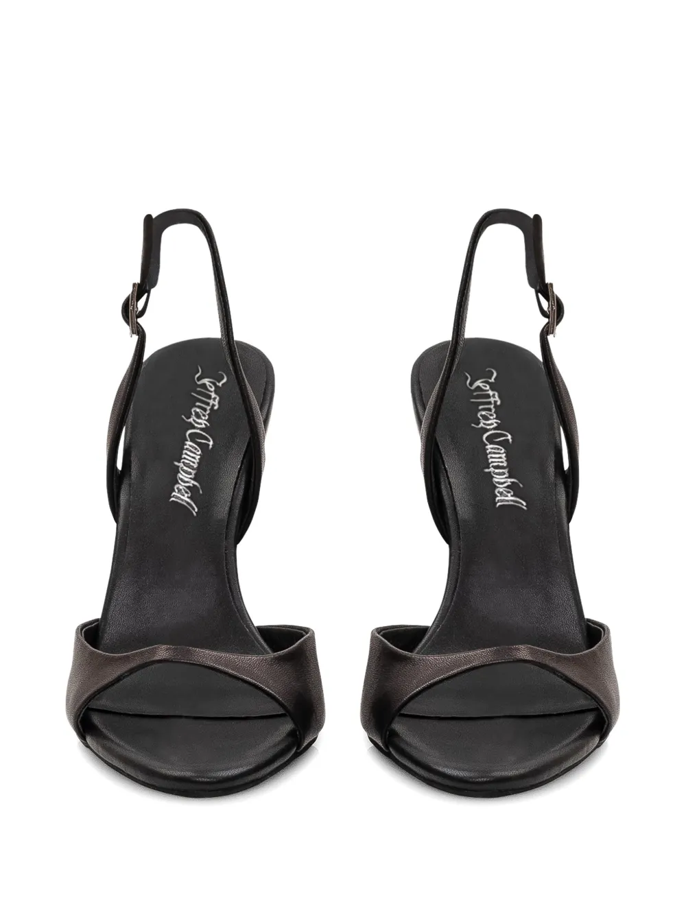 Jeffrey Campbell Augustine buckle strap sandals Zwart