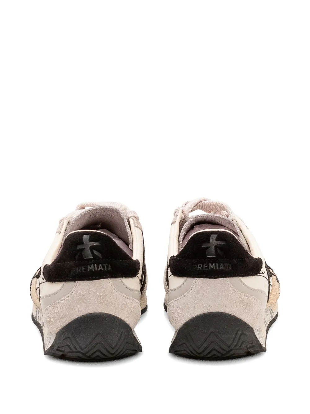 Premiata Jackyx logo-patch sneakers Beige
