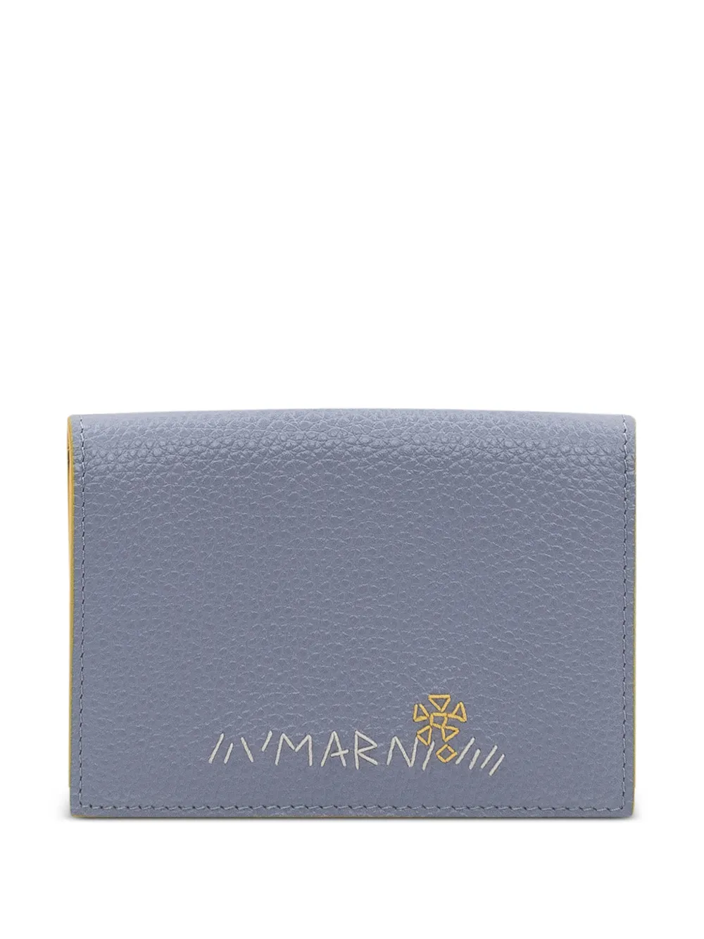 Marni trifold leather wallet - Blu