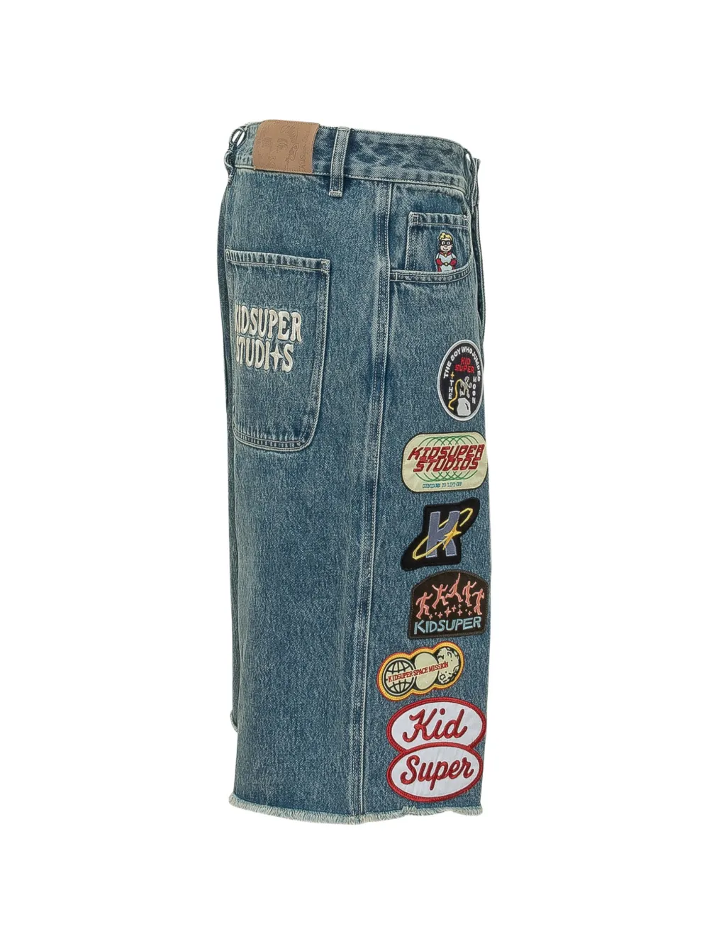 KidSuper Shorts met logopatch Blauw