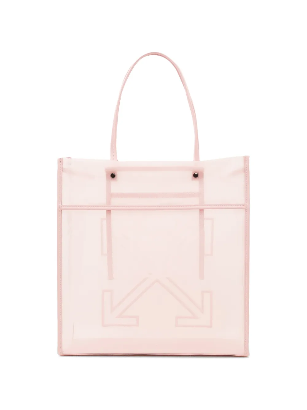 Off-White Market Arrows mesh shopper Roze