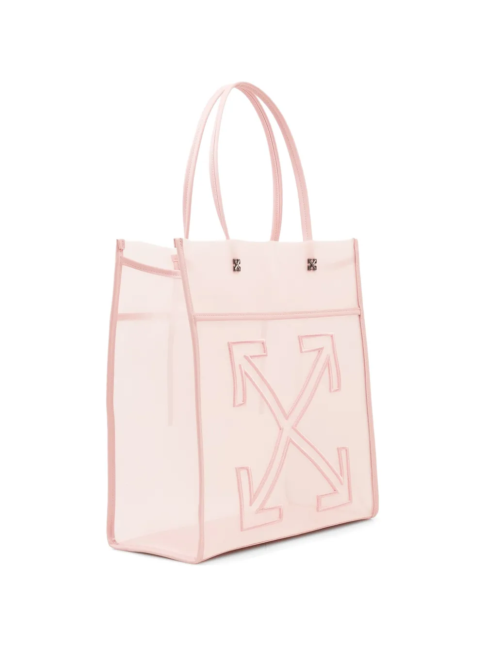 Off-White Market Arrows mesh shopper Roze