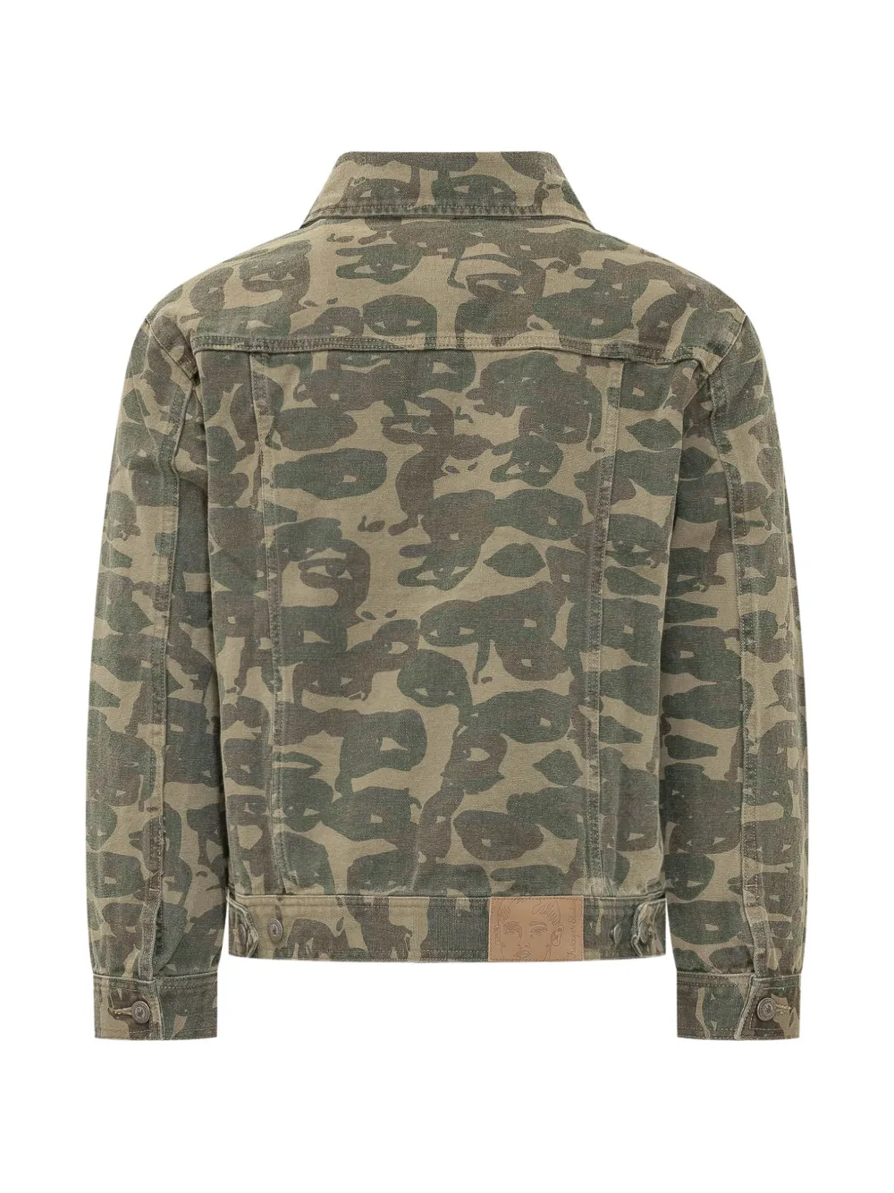 KidSuper Jack met camouflage-print en knoop Groen