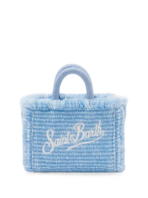 MC2 Saint Barth micro Vanity straw-effect tote bag