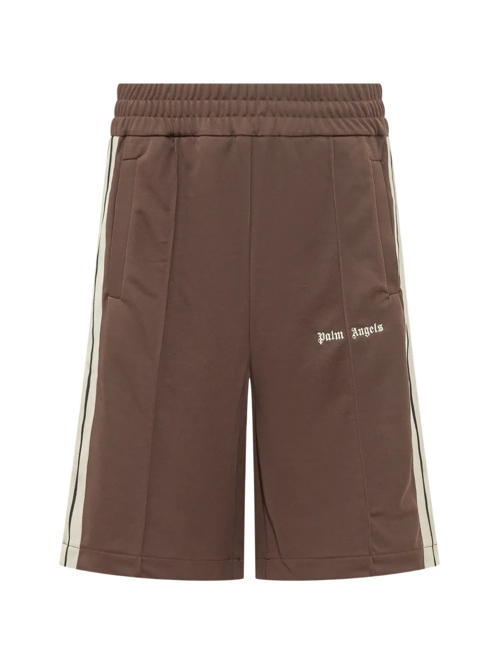 Palm Angels logo-print shorts - Braun