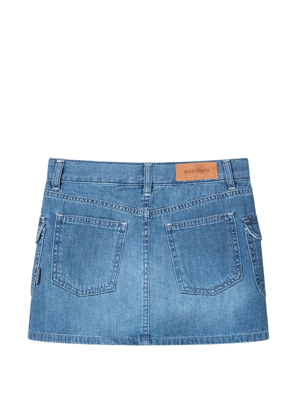 Palm Angels Kids Cargo mini-rok Blauw
