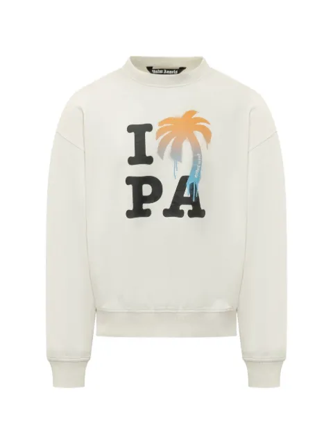 Palm Angels I Love PA printed sweatshirt