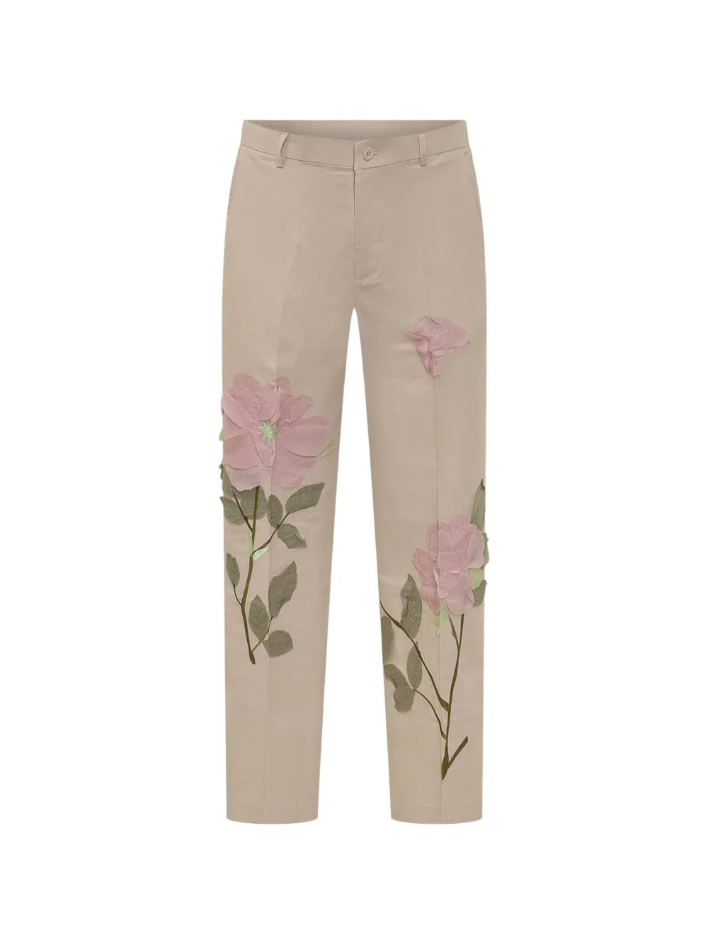 KidSuper FLOWER APPLIQUE BOTT - Nude