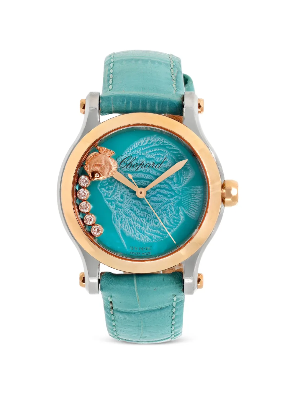 Chopard Pre-Owned Happy Fish 36mm watch - Blu