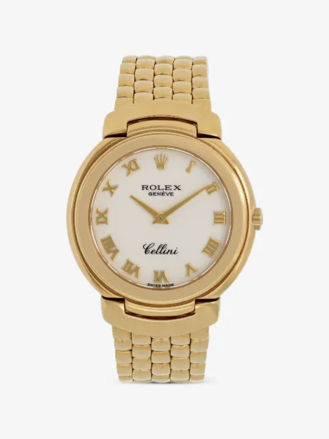 Rolex reloj Round White Cellini de 32mm