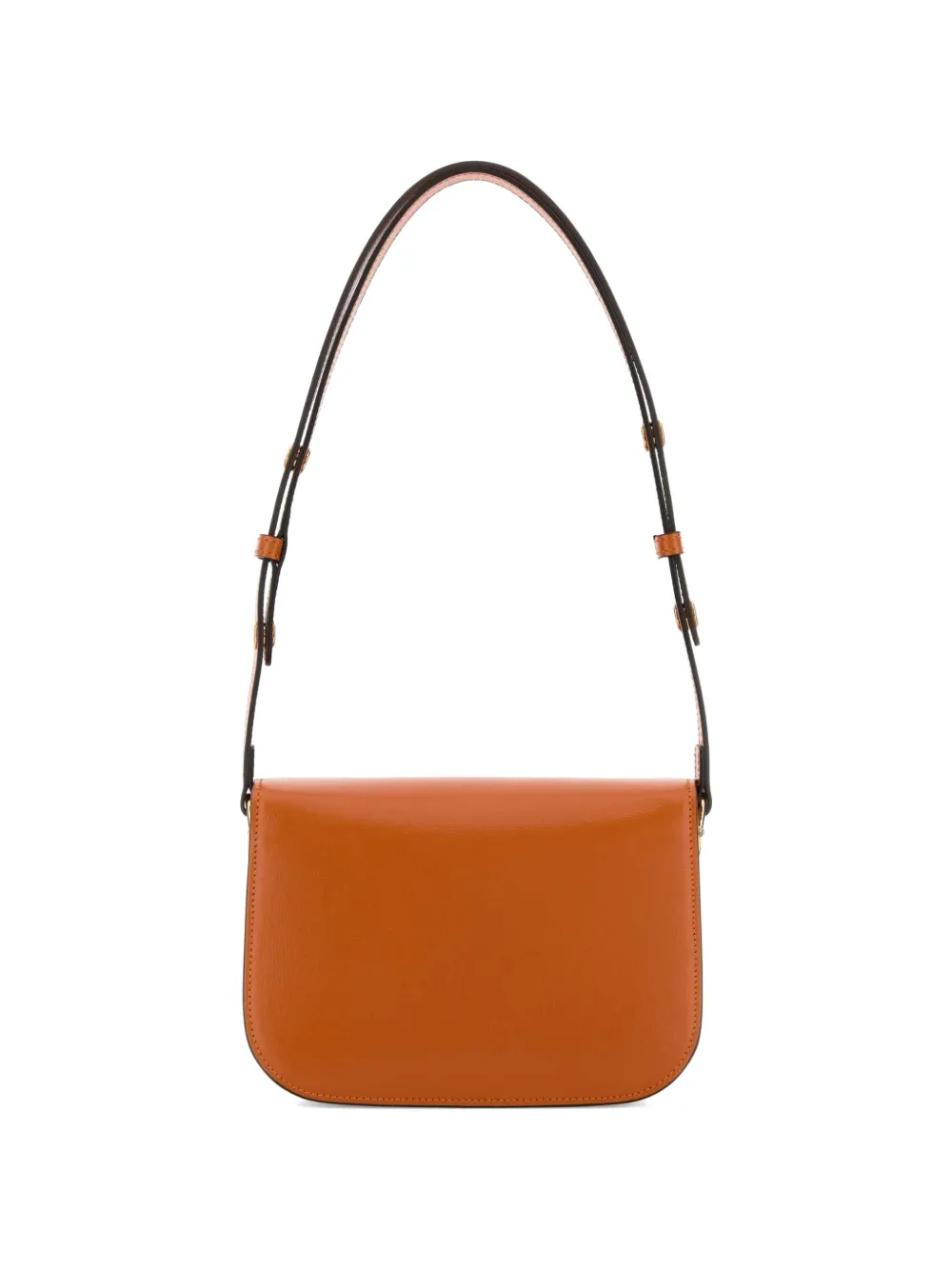  Gucci Small Horsebit 1955 Leather Shoulder Bag - Orange 
