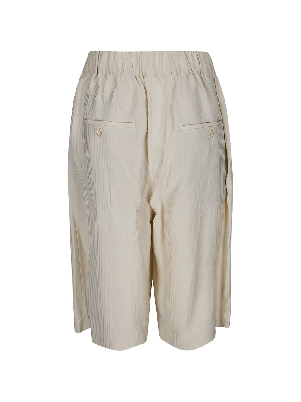 Uma Wang Poela broek met chevron patroon Beige
