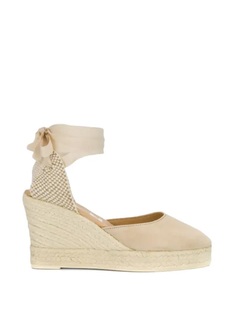 Manebi ribbon woven espadrilles
