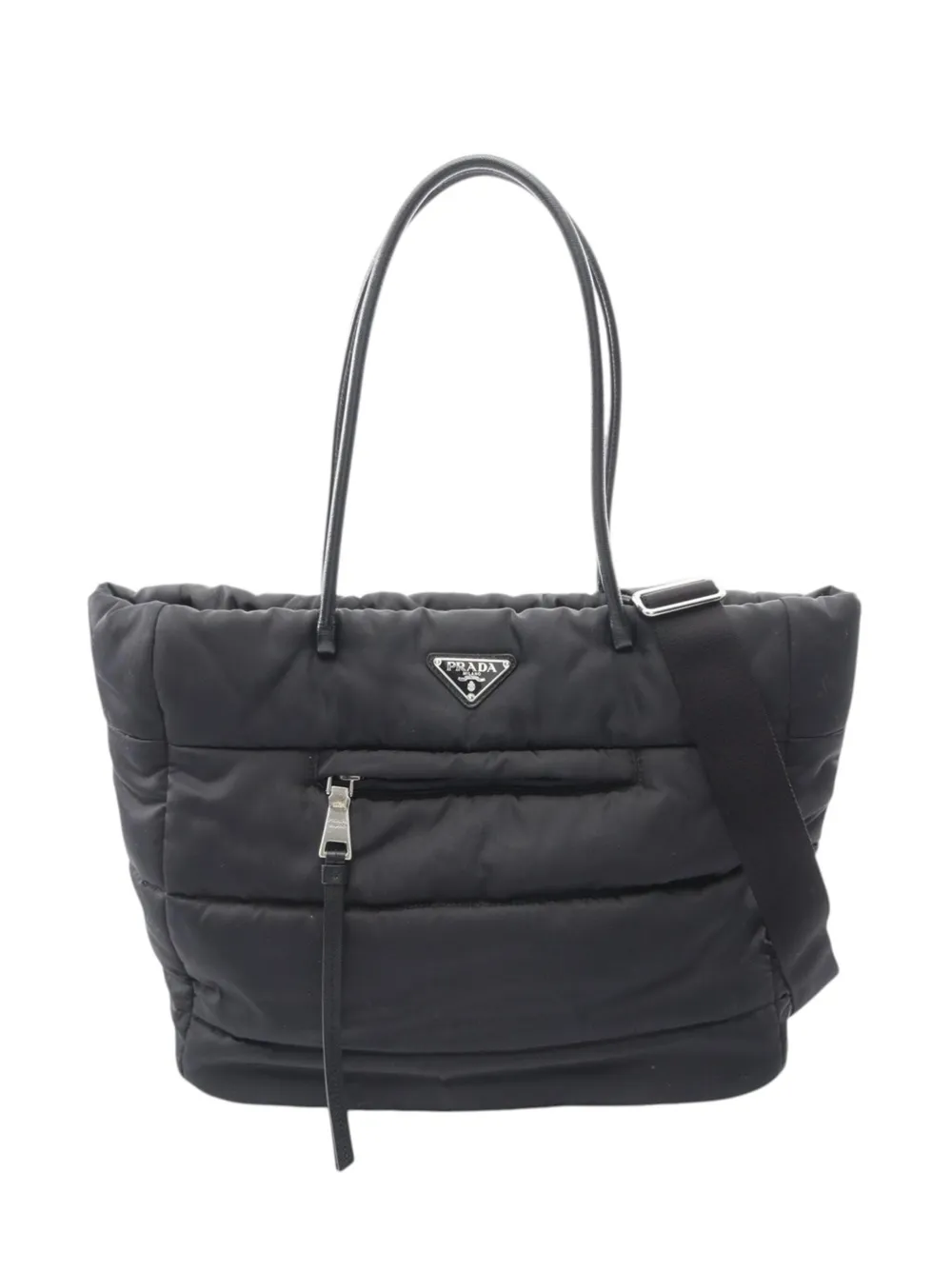 Prada Pre-Owned 2013-2026 Tessuto Bomber tote bag - Nero