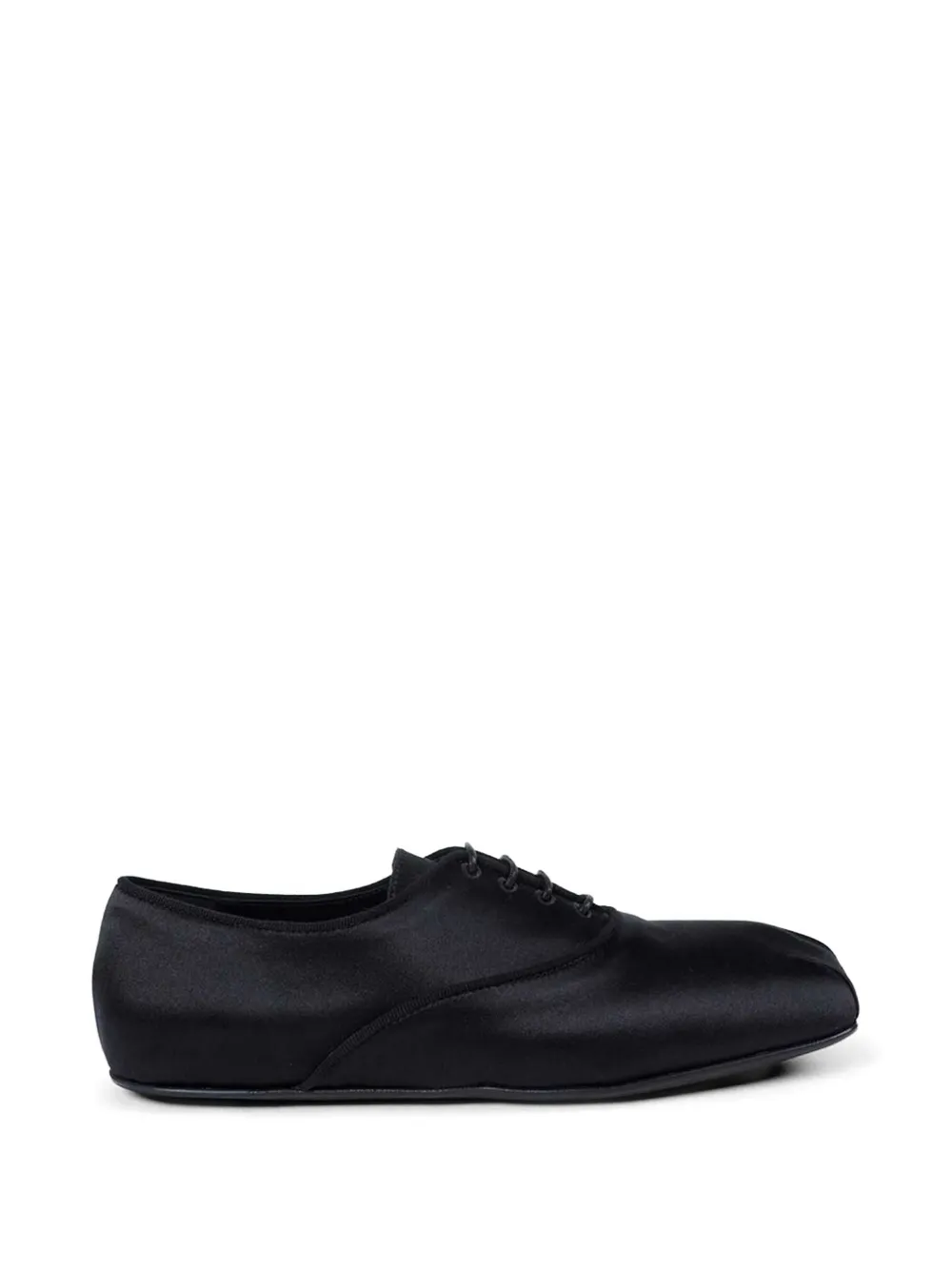 Ann Demeulemeester Tavis satin oxford shoes Zwart