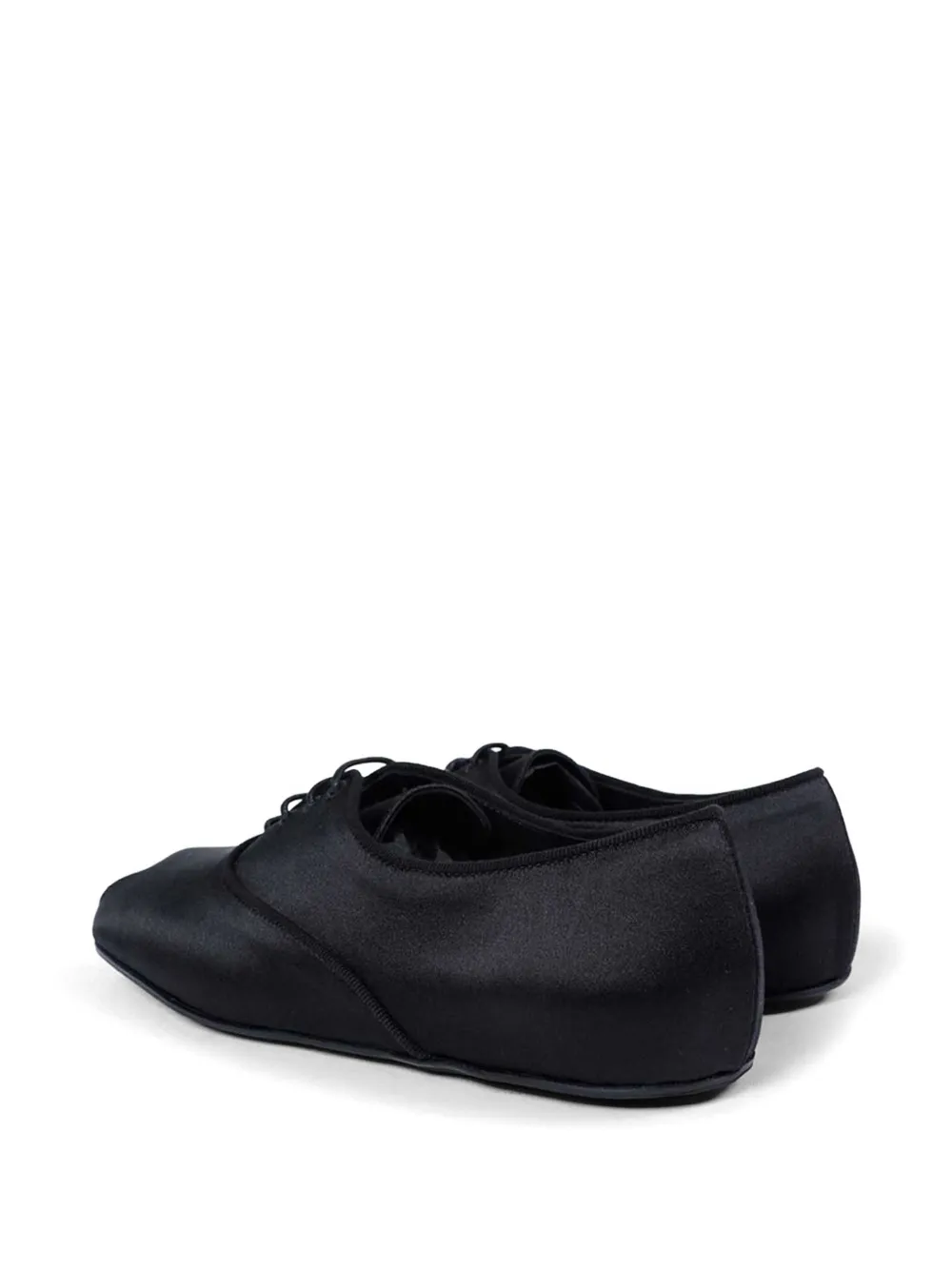 Ann Demeulemeester Tavis satin oxford shoes Zwart