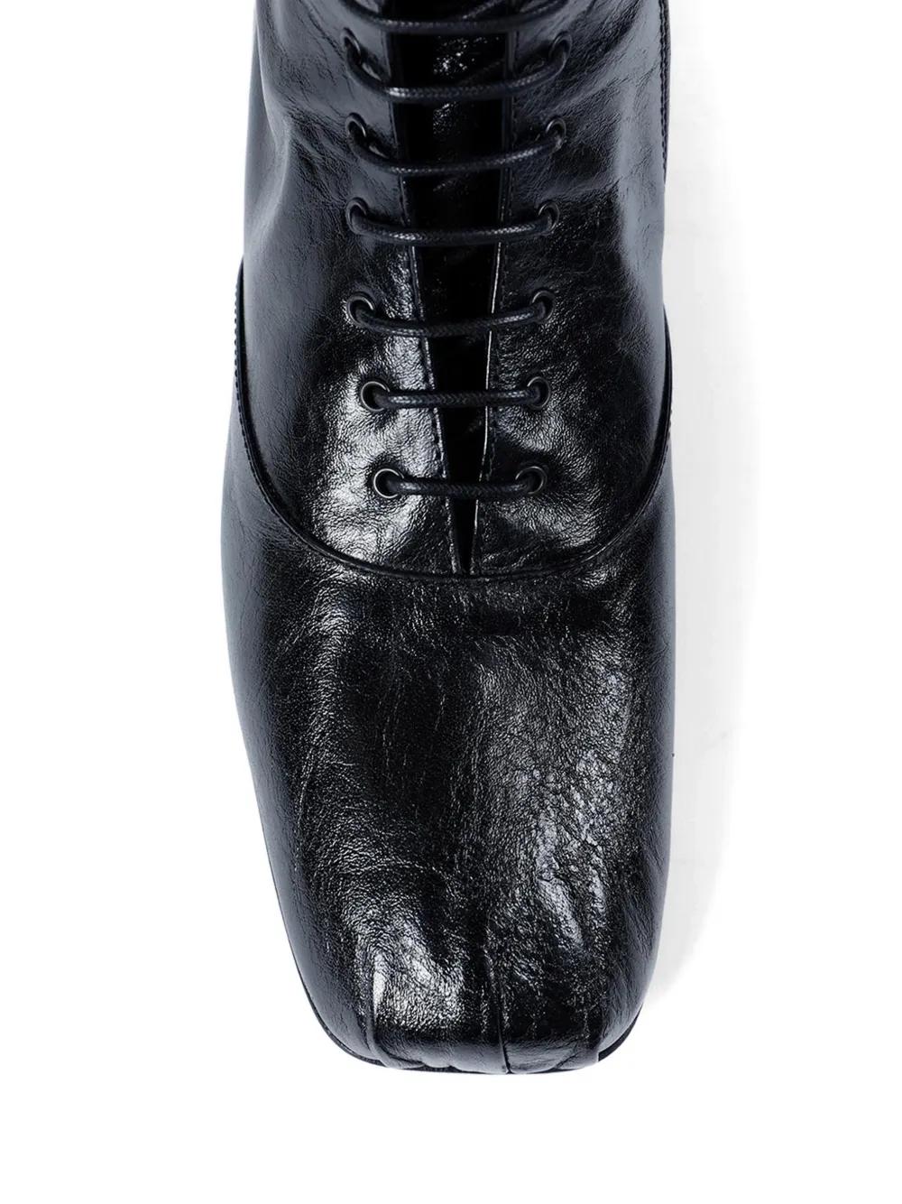 Ann Demeulemeester Monil leren laarzen Zwart