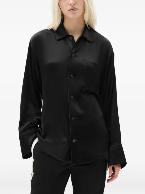 Ann Demeulemeester Coby Shirt in Black