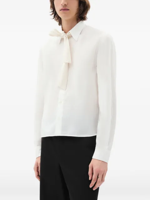 Ann Demeulemeester Stack tie-detail shirt
