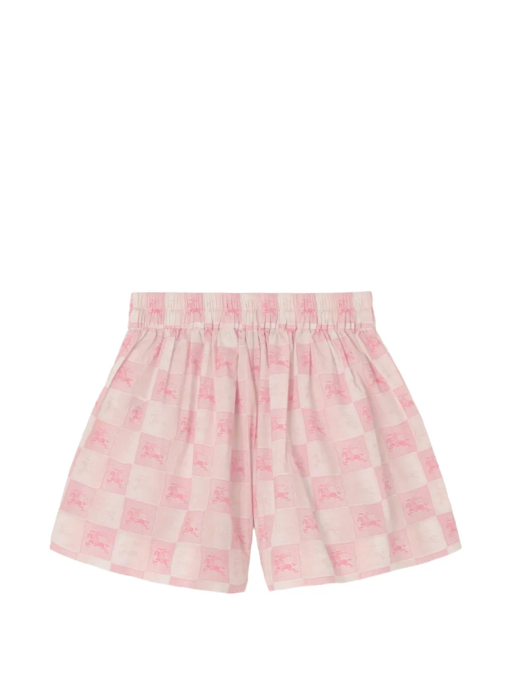 Burberry Kids Katoenen shorts Roze
