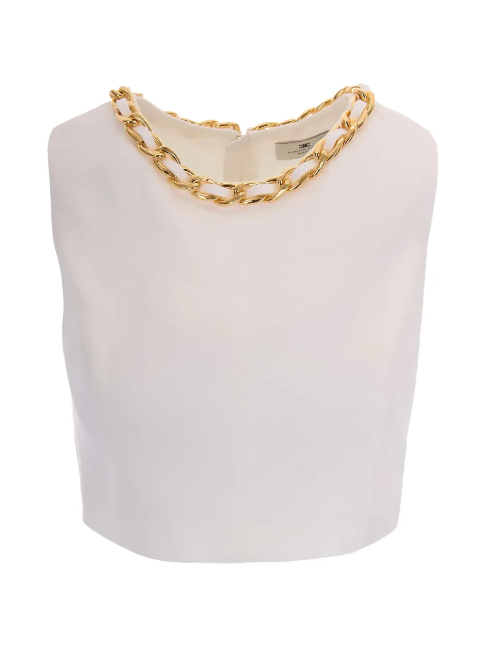 Elisabetta Franchi chain top - Toni neutri