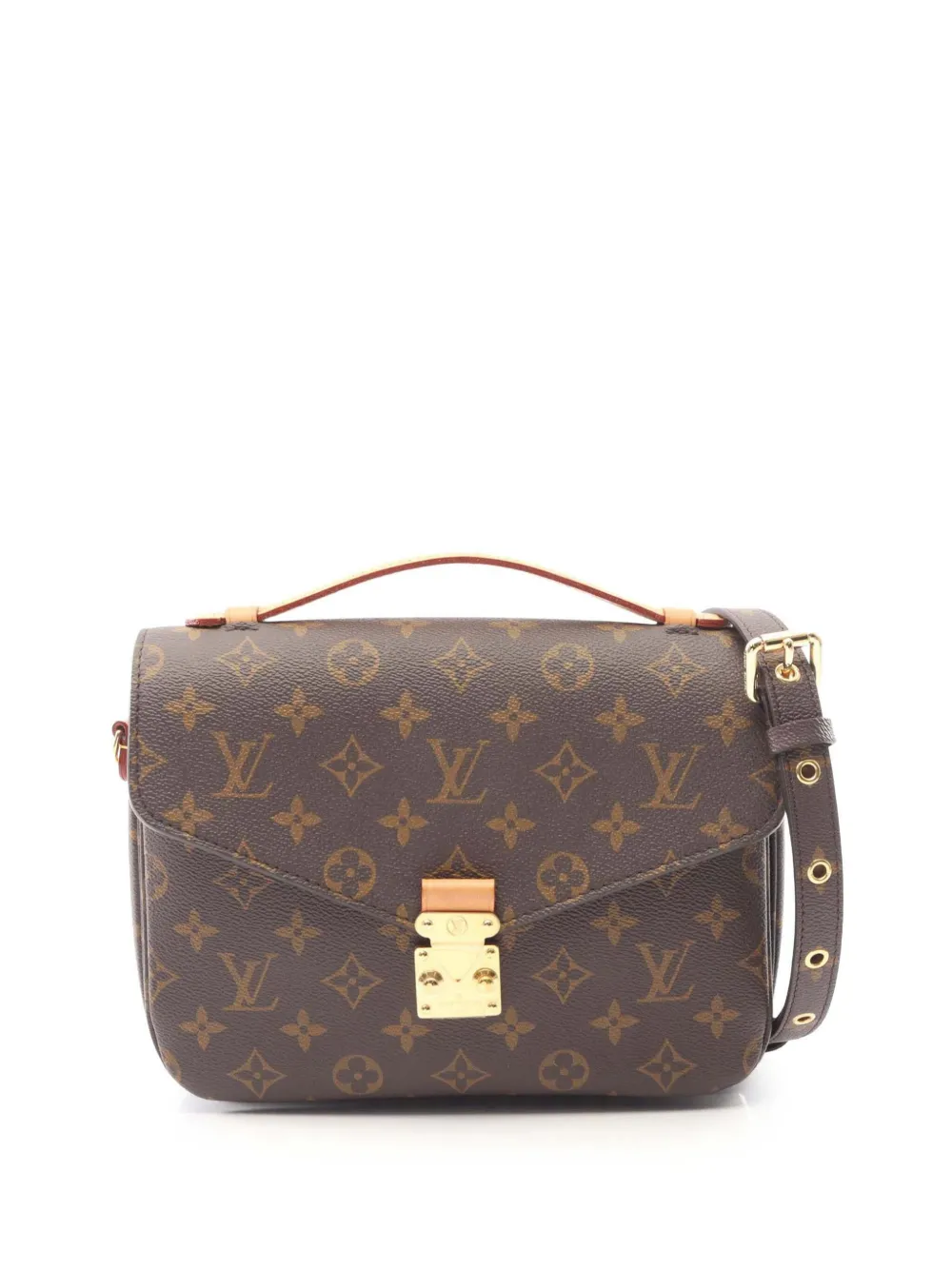 Louis Vuitton Pre-Owned 2010-2026 Monogram Pochette Metis satchel - Marrone