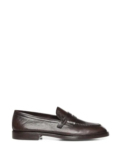 Galliano leather loafers