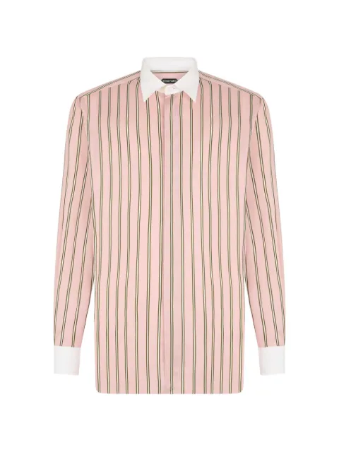 TOM FORD striped-pattern shirt