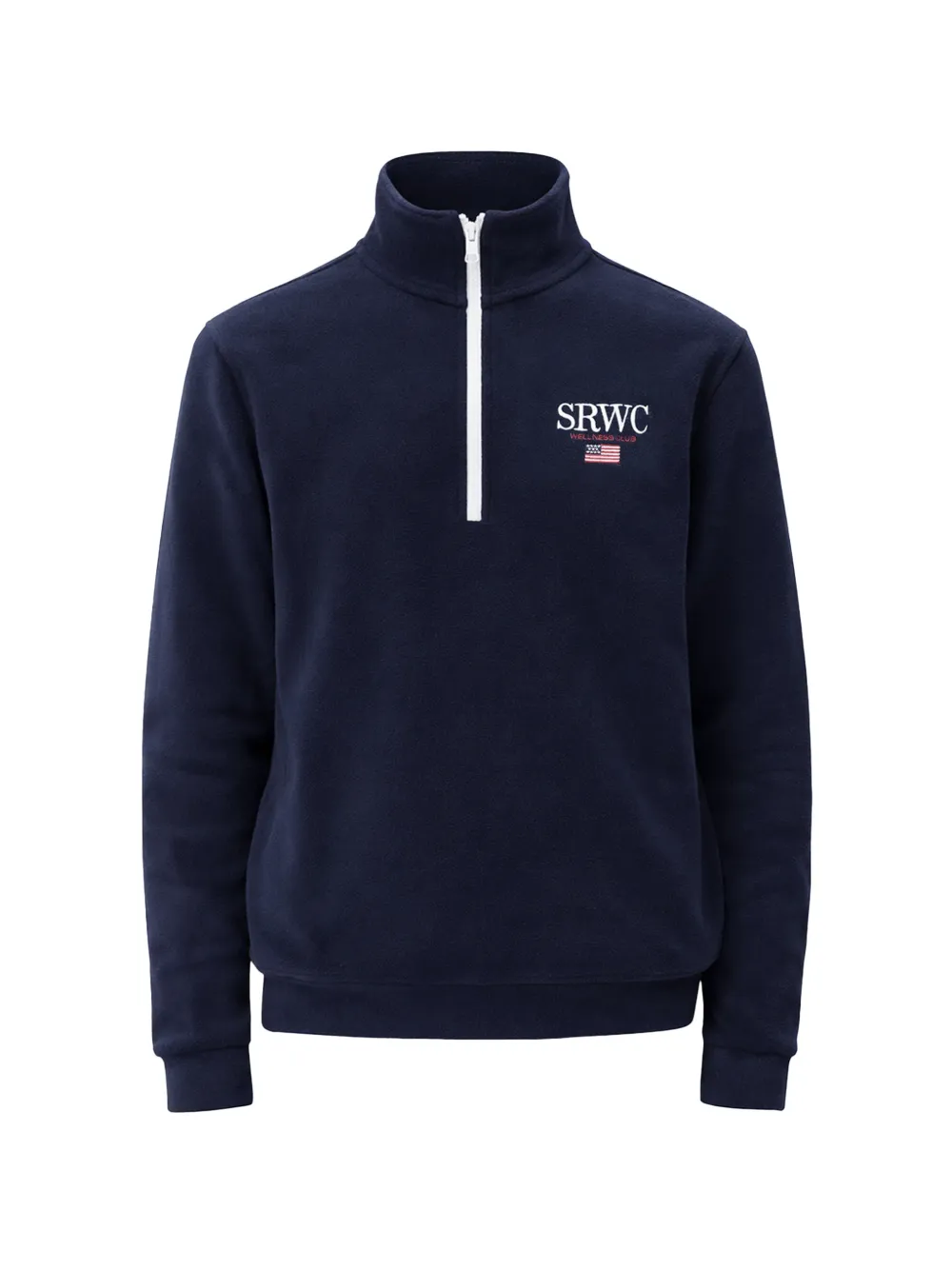 Sporty & Rich nautical quarter-zip sweater - Blu