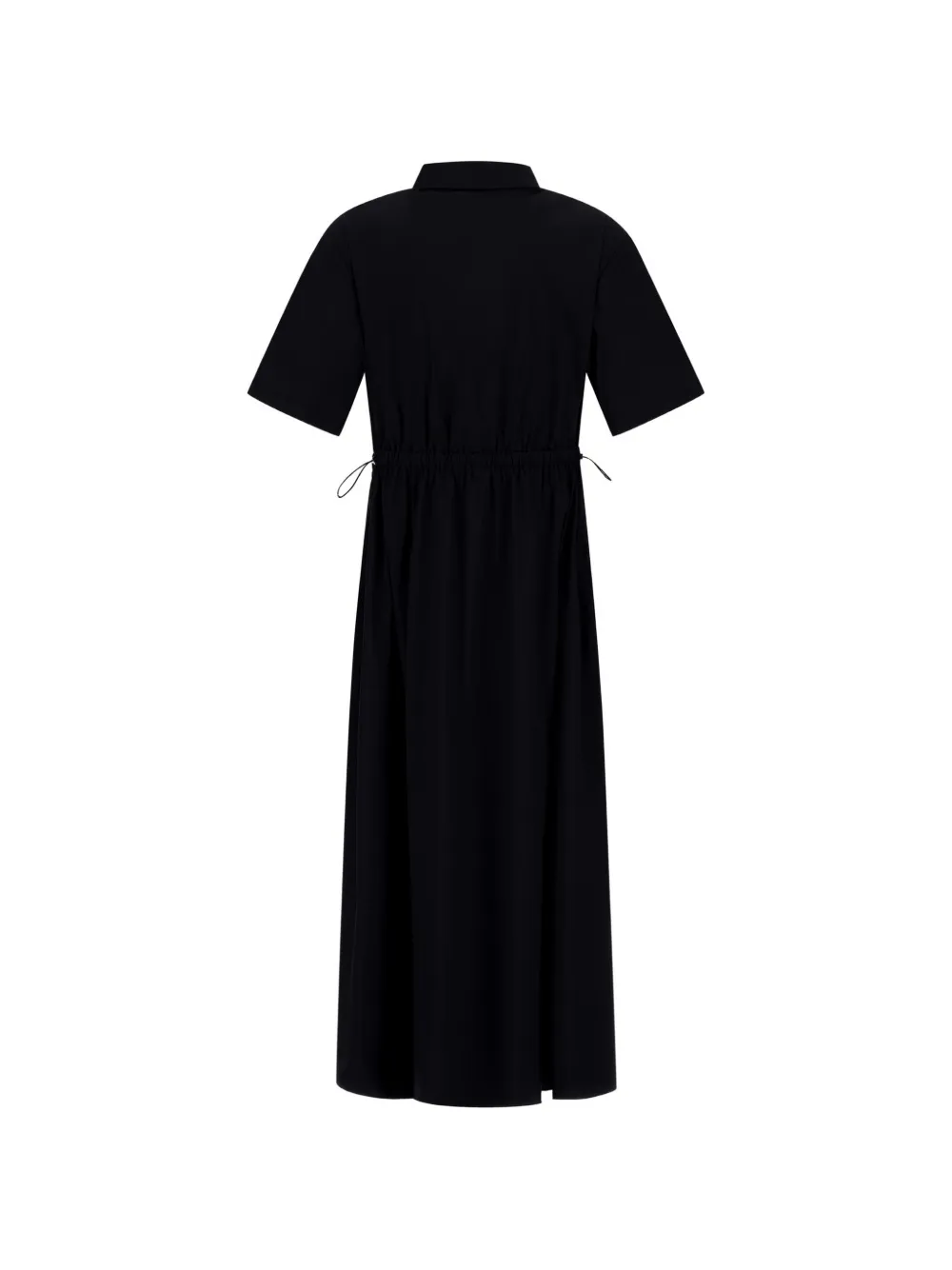 Herno Midi-jurk met shirtkraag Zwart