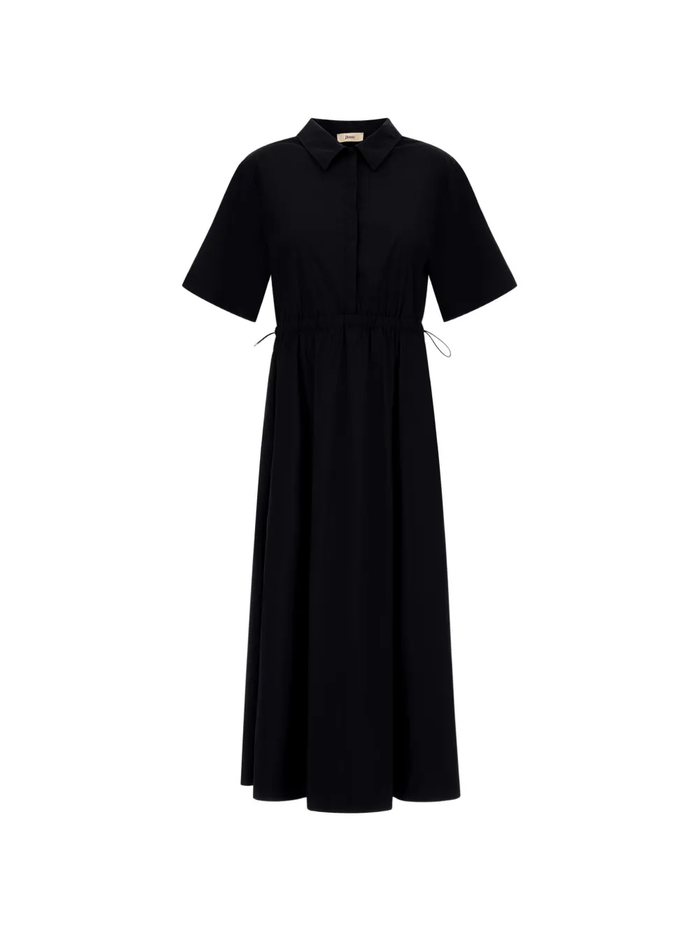 Herno Abito midi con colletto stile camicia - Nero