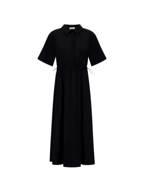 Herno shirt-collar midi dress